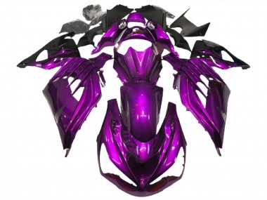 Ambiance Violet Brillant 2012-2021 Kawasaki ZX14R Carénage Moto