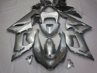 Argent 2005-2006 Kawasaki ZX6R Carénage Moto