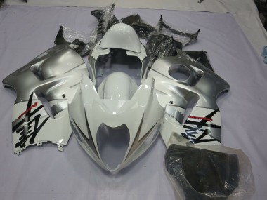 Argent Blanc 1997-2007 Suzuki GSXR 1300 Carénage Moto