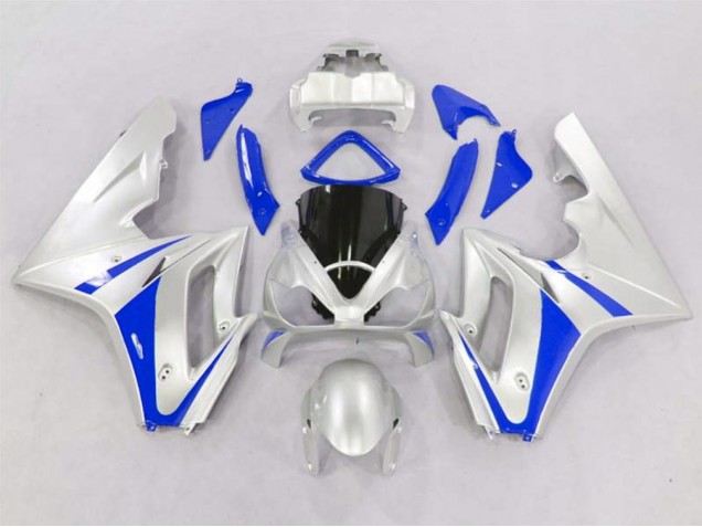 Argent & Bleu 2006-2008 Triumph Daytona 675 Carénage Moto