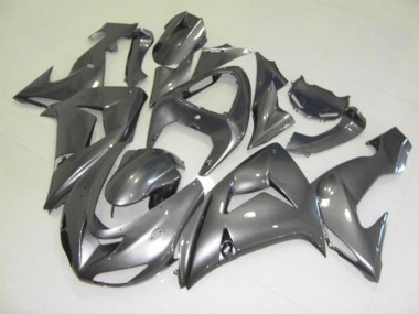 Argent Brillant 2006-2007 Kawasaki ZX10R Carénage Moto