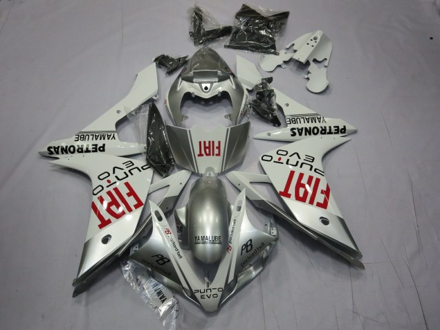 Argent Fiat 2007-2008 Yamaha R1 Carénage Moto