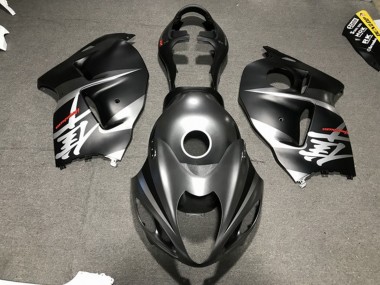 Argent Mat / Noir 1997-2007 Suzuki GSXR 1300 Carénage Moto