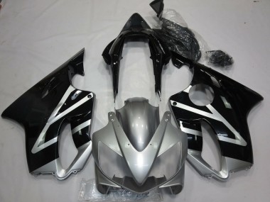 Argent & Noir 2004-2007 Honda CBR600 F4i Carénage Moto