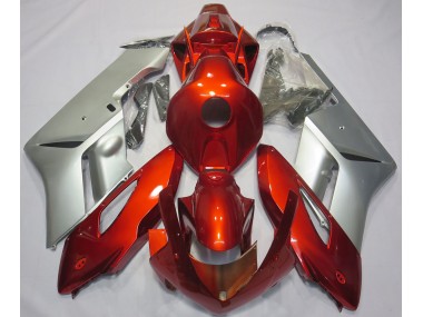 Argent Rouge 2004-2005 Honda CBR1000RR Carénage Moto