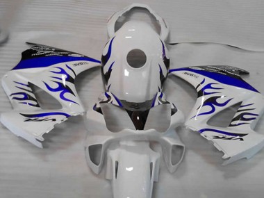 Bianco Blu Fiamma 2002-2012 Honda VFR800 Carénage Moto