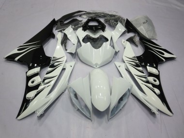 Bianco Fiamma 2008-2016 Yamaha R6 Carénage Moto