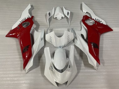 Bianco Lucido E Rosso J AIR 2017-2021 Yamaha R6 Carénage Moto