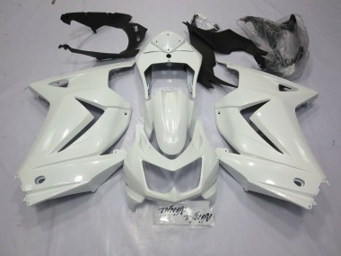 Blanc Brillant 2008-2012 Kawasaki Ninja 250 Carénage Moto