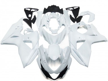 Blanc Brillant Uni 2009-2016 Suzuki GSXR 1000 Carénage Moto