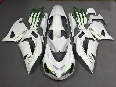 Blanc Perle Personnalisé 2012-2021 Kawasaki ZX14R Carénage Moto