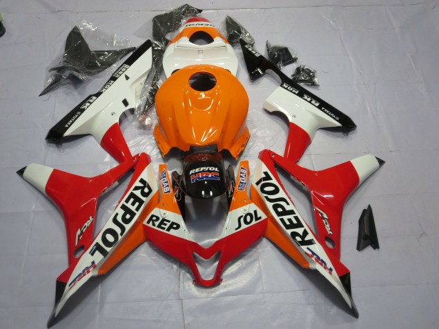 Blanc Repsol 2007-2008 Honda CBR600RR Carénage Moto