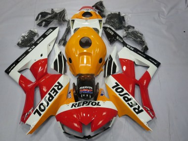 Blanc Repsol 2013-2023 Honda CBR600RR Carénage Moto