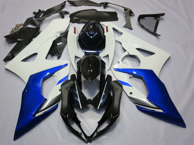 Bleu & Blanc 2005-2006 Suzuki GSXR 1000 Carénage Moto