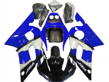 Bleu Blanc & Noir 1998-2002 Yamaha R6 Carénage Moto