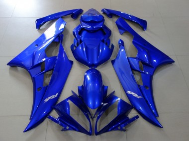 Bleu Brillant 2006-2007 Yamaha R6 Carénage Moto