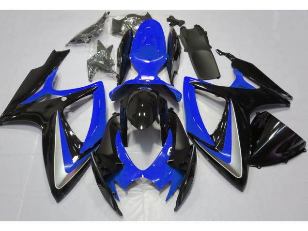 Bleu Brillant Débadgé 2006-2007 Suzuki GSXR 600-750 Carénage Moto