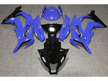 Bleu Brillant & Logos 2011-2015 Kawasaki ZX10R Carénage Moto