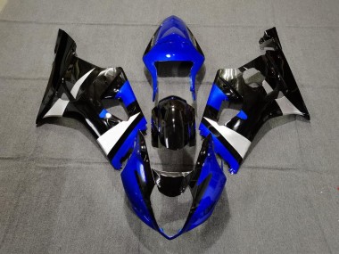 Bleu Brillant Noir & Argent 2003-2004 Suzuki GSXR 1000 Carénage Moto