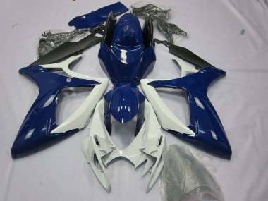 Bleu Brillant Profond 2006-2007 Suzuki GSXR 600-750 Carénage Moto