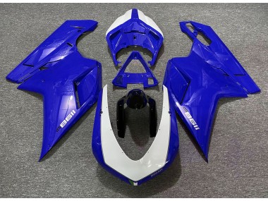 Bleu Brillant Sp 2007-2014 Ducati 848 1098 1198 Carénage Moto