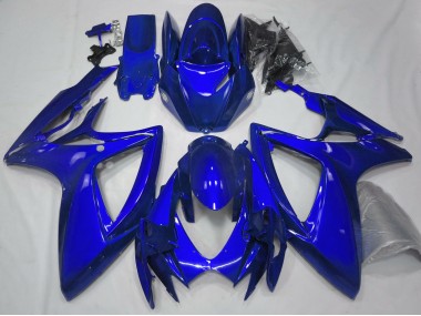 Bleu Brillant Uni 2006-2007 Suzuki GSXR 600-750 Carénage Moto