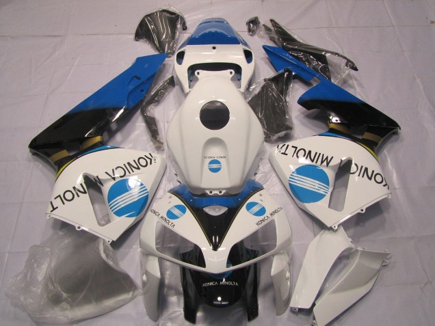 Bleu Clair Konica Minolta 2005-2006 Honda CBR600RR Carénage Moto