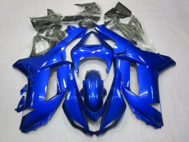 Bleu Complet 2007-2008 Kawasaki ZX6R Carénage Moto