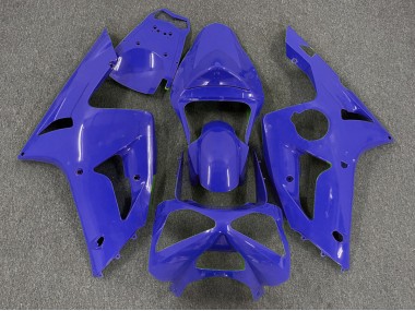 Bleu Foncé Uni 2003-2004 Kawasaki ZX6R Carénage Moto