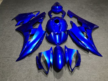 Bleu Métallisé Uni 2006-2007 Yamaha R6 Carénage Moto