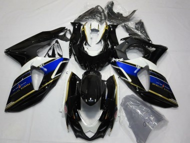 Bleu & Or 2009-2016 Suzuki GSXR 1000 Carénage Moto