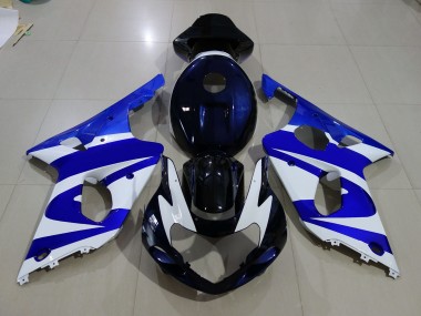 Bleu Profond 2000-2002 Suzuki GSXR 1000 Carénage Moto