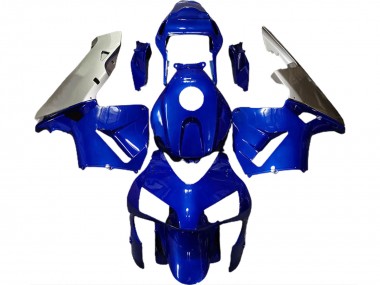 Bleu Profond & Argent 2003-2004 Honda CBR600RR Carénage Moto