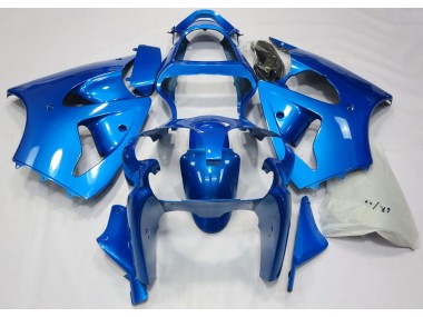 Bleu Vif 2000-2002 Kawasaki ZX6R Carénage Moto