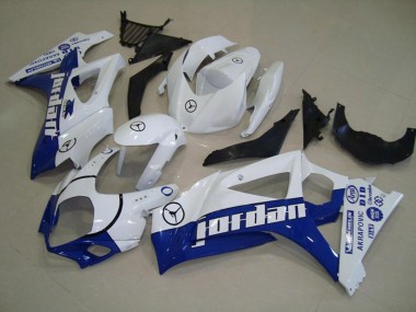 Blu Jordan 2007-2008 Suzuki GSXR 1000 Carénage Moto