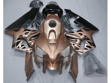 Bronze Flamme 2005-2006 Honda CBR600RR Carénage Moto