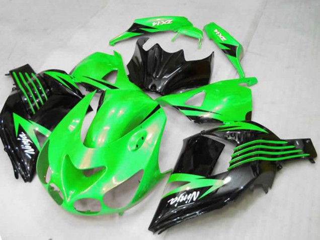 Citron Vert 2006-2011 Kawasaki ZX14R Carénage Moto