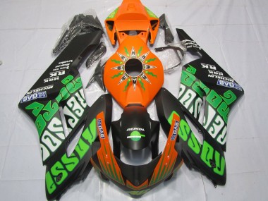 Citron Vert Rossi Mat 2004-2005 Honda CBR1000RR Carénage Moto