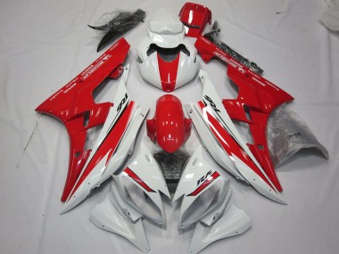 Conception De Style Blanc Rouge 2006-2007 Yamaha R6 Carénage Moto