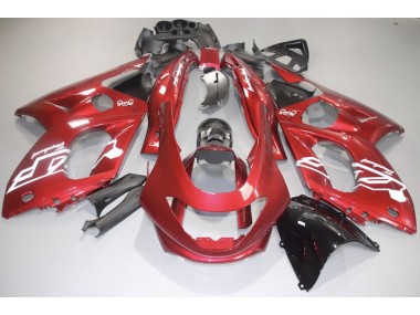 Décalcomanies Rouges & Blanches Brillantes 1998-2007 Yamaha YZF600 Carénage Moto