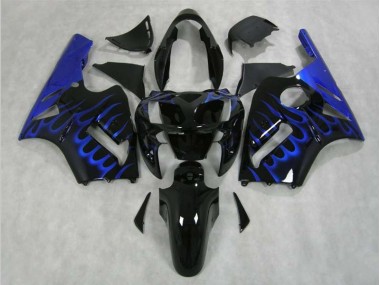 Flamme Bleue 2002-2005 Kawasaki ZX12R Carénage Moto