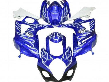 Flamme Bleue 2007-2008 Suzuki GSXR 1000 Carénage Moto