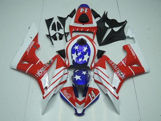 Geico 14 2007-2008 Honda CBR600RR Carénage Moto