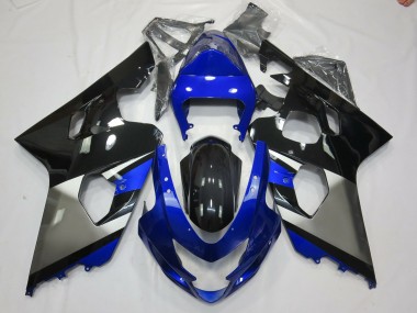 Gris Bleu & Noir 2004-2005 Suzuki GSXR 600-750 Carénage Moto