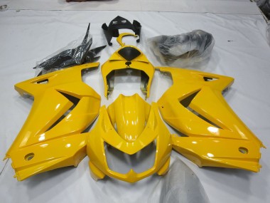 Jaune 2008-2012 Kawasaki Ninja 250 Carénage Moto