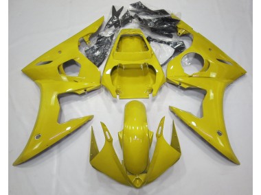 Jaune Brillant 2003-2004 Yamaha R6 Carénage Moto