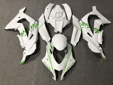 Kawi Blanc Vert Perle 2016-2019 Kawasaki ZX10R Carénage Moto