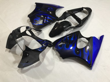 Kit Flamme Bleu 2000-2002 Kawasaki ZX6R Carénage Moto