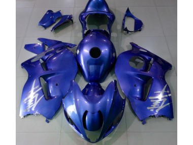 Logo Bleu Brillant & Argent 1997-2007 Suzuki GSXR 1300 Carénage Moto