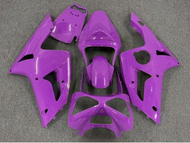 Magenta Brillant Uni 2003-2004 Kawasaki ZX6R Carénage Moto